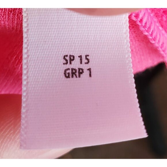 St. John Barbiecore Pink Knit Peplum Top Size 4 | Wool Blend 3/4 Sleeve Blouse - Picture 8 of 8